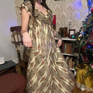 Vintage regency Jane Austen dress Size S